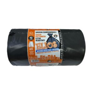 25 Sacchi Neri per Spazzatura EXTRA RESISTENTI 55x70 cm 40 Litri - immagine 1