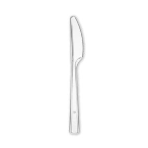 20 COLTELLI in plastica trasparenti RIUTILIZZABILI - eco friendly - immagine 1