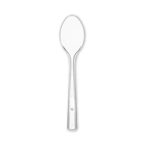 30 CUCCHIAINI in plastica trasparenti RIUTILIZZABILI - eco friendly