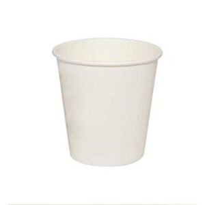 50 Bicchieri carta CAFFE  da 90 ml (3 oz) colore bianco - riciclabili