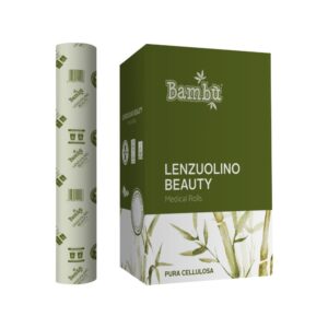 Lenzuolino medico cellulosa 60 cm x50 mt 2 veli 1 rotolo - design Bambù